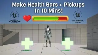 How To Make Health Bars And Health Pick Ups In Unreal Engine 5