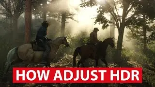 Red Dead Redemption 2 - Adjusting HDR Settings