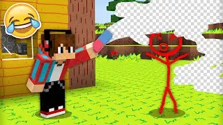 Я ЗАТРОЛЛИЛ СТИКМЭНА В НАРИСОВАННОМ МАЙНКРАФТЕ | Компот Minecraft