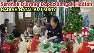 BANYAK SEKALI || UNBOXING HADIAH NATAL DARI KAK ROSE