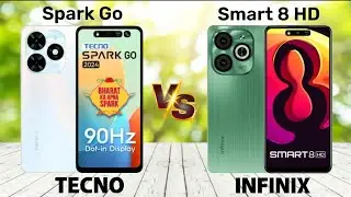 Tecno Spark Go 2024 vs Infinix Smart 8 HD || full Comparison