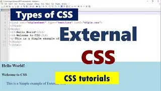 External CSS: Simplifying Web Design and Enhancing Your Website's User Experience