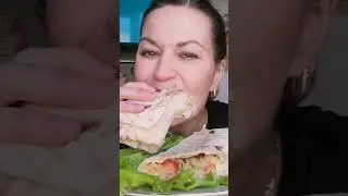 МУКБАНГ ШАУРМА /MUKBANG SHAWARMA #food #eat