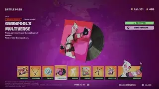 How to Unlock Gwenpools Multiverse Lobby Music in Fortnite | Battle Pass Rewards Page 1