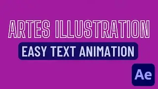 Text animation - East text animation in Aftereffects - After Effects tutorial - basics of animation