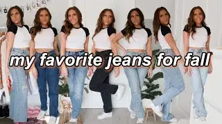 MY FAVORITE JEANS + TRY ON 2021 | the best affordable jeans! (zara, abercrombie, + more!)