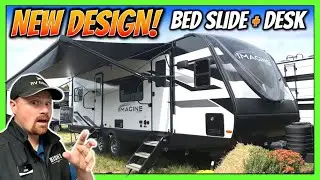 NEW MODEL! Only 30ft with Bed Slide & Desk! 2024 Imagine 2660BS Travel Trailer by Grand Design RV