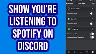 How To Show You're Listening To Spotify On Discord From Phone (2022)