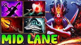 20 Kills QOP Dota 2 Mid - Best Queen Of Pain Dota 2 Pro Gameplay Guide Build 7.37