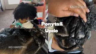 Hair Video | Kid Style | Ponytail with Twists and Curls