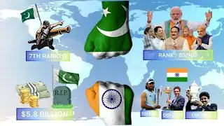 India vs Pakistan | Country comparison 2022 !