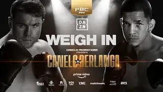 Canelo Alvarez Vs Edgar Berlanga: Weigh In