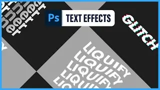 3 TEXT EFFECTS that will blow your mind - Adobe Photoshop (1 min tutorial)