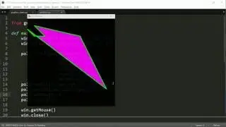 Python Graphics Programming (Graphics.py 2): Primitive shapes