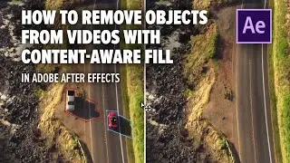 How to remove objects in videos with Content-Aware Fill in Adobe After Effects