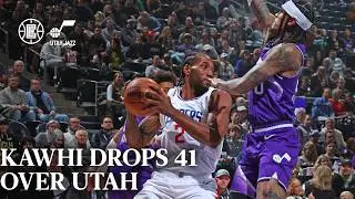 Kawhi Leonard Drops 41 Points In Win Over Utah | LA Clippers