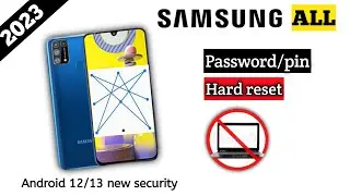 How To All Samsung Android 12/13 hard reset / Samsung M31 Hard reset without pc 2023 । factory reset