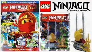 Журнал Лего Ниндзяго №4 2015 | Magazine Lego Ninjago + Стойка для оружия / Stand Weapon