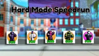 Hard Mode Speedrun | Skibidi Tower Defense