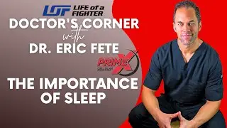 Doctor's Corner with Dr. Eric Fete: The Importance of Sleep 😴💤