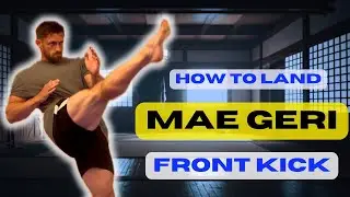 How to land the Mae Geri - Front kick - in Kumite