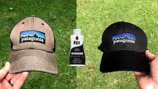 Restoring a faded Patagonia hat with Rit Dye