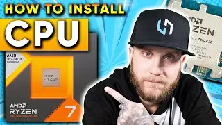 How To Install A CPU (The Right Way) | Installation Tutorial with AMD Ryzen 7 7800X3D