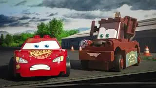 Mater, Cruz Ramirez, Lightning McQueen and The Stig Race Europe in New LEGO Juniors Top Gear video!