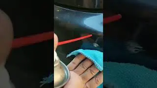 WD-40 Paint Scratch Remove test