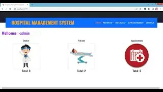 Hospital Management System using React | Node JS with Express | MYSQL