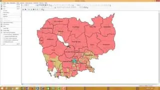 Map with Arcgis Khmer Language រៀនធ្វើផែនទីដោយជីអាយអេស ខ្មែរ