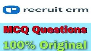 Recruit CRM EXAM MCQ Questions