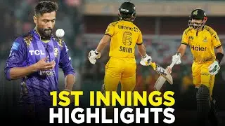 PSL 9 | 1st Innings Highlights | Peshawar Zalmi vs Quetta Gladiators | Match 25 | M2A1A