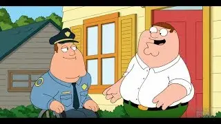 Family Guy - Joe Invites Peter for a Police Ride Along!