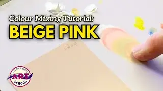 How To Easily Mix Beige (Or Soft Pink!) Step-By-Step Painting