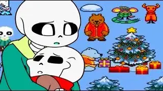 НОВЫЙ HALLOTALE ! КРАШ САНС И МЕЛКИЙ ПАПАЙРУС ! - Undertale: Hallotale