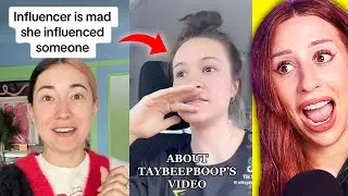 petty tiktok drama i'm living for right now - REACTION