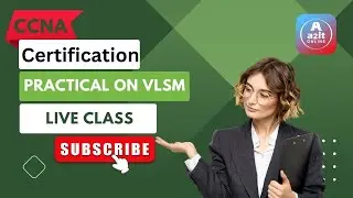 Live Class on Practical of VLSM | A2IT Online | Subnetting