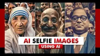 Create AI-Generated Selfie images | AI Selfie Generator #gandhijayanti  #aiselfie