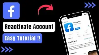 How To Reactivate Facebook Account !