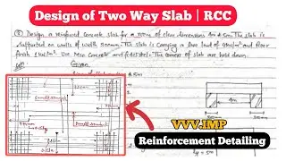 Two way Slab | Design | Most important Questions | RCC