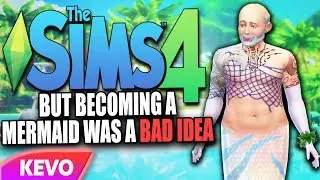 Sims 4 but becoming a mermaid was a bad idea