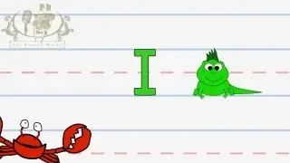 Write the letter I | Alphabet Writing lesson for children | The Singing Walrus