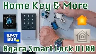 Aqara Smart Lock U100 | Now at BESTBUY | Affordable, Apple Home Key, Fingerprint, and More