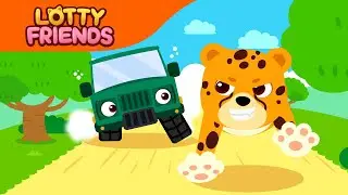 Fast runner cheetah 🐆🚙 | Sing Along | Kid's Songs | World's Fastest Animal