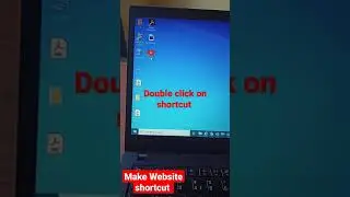 Create shortcut icon on desktop for any website to open directly #shorts #youtubeshorts