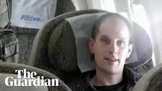 Moment Evan Gershkovich and other released prisoners board plane leaving Russia