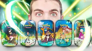 APRO 5 NUOVE MINI TIN POKEMON ZENIT REGALE! - Pokemon TCG Mini Tin Mary, Dandel, Beet, Hop e Sonia