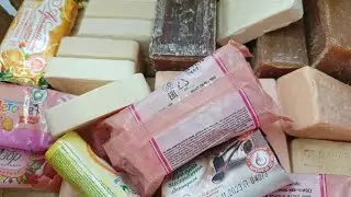 ASMR soap opening HAUL. Unhurried unpacking of soap. Распаковковываю и рассказываю.