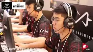 Aula e-sport gaming in Thailand PUBG champ of the year2023!